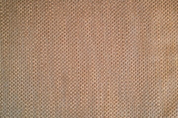Fototapeta premium Brown burlap woven or sackcloth rough striped pattern textured