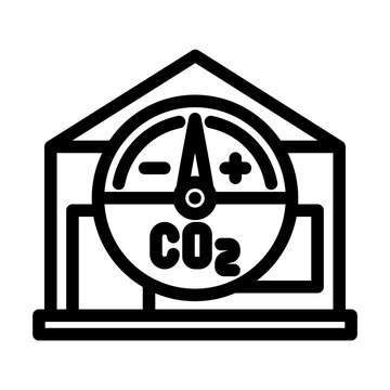 recommend clip art: net zero energy building green line icon vector. net zero energy building green sign. isolated contour symbol black illustration