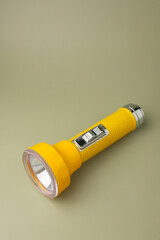 Yellow flashlight
