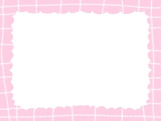 pink background with frame for text