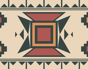 Native American Indian Designs, Navajo Pattern, Fabric Design Navajo, Concept Print Carpet Rugs Wallpaper Canvas Decoration Bohemian Fashion Ethnic Textile industry, etc.