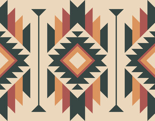Native American Indian Designs, Navajo Pattern, Fabric Design Navajo, Concept Print Carpet Rugs Wallpaper Canvas Decoration Bohemian Fashion Ethnic Textile industry, etc.
