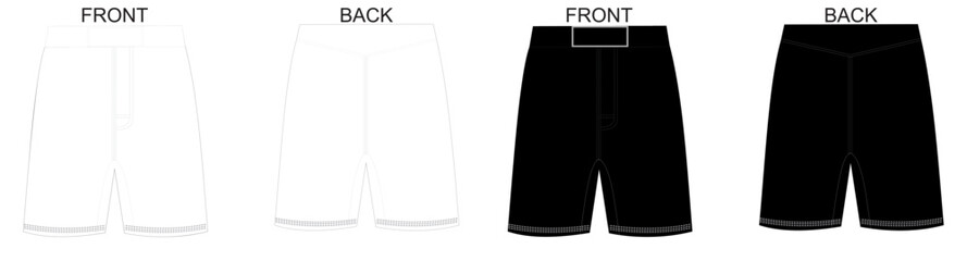 Template for design shorts MM...
