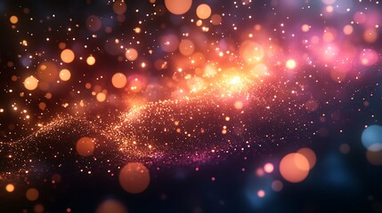 Obraz premium Explore vibrant bokeh effects in stunning visuals
