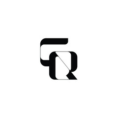 CQ monogram logo design letter text name symbol monochrome logotype alphabet character simple logo