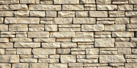 Obraz premium A Close-Up View of a Stone Wall Composed of Irregularly Shaped Bricks, Arranged in a Horizontal Stacked Pattern, Exhibiting a Natural and Rustic Aesthetic