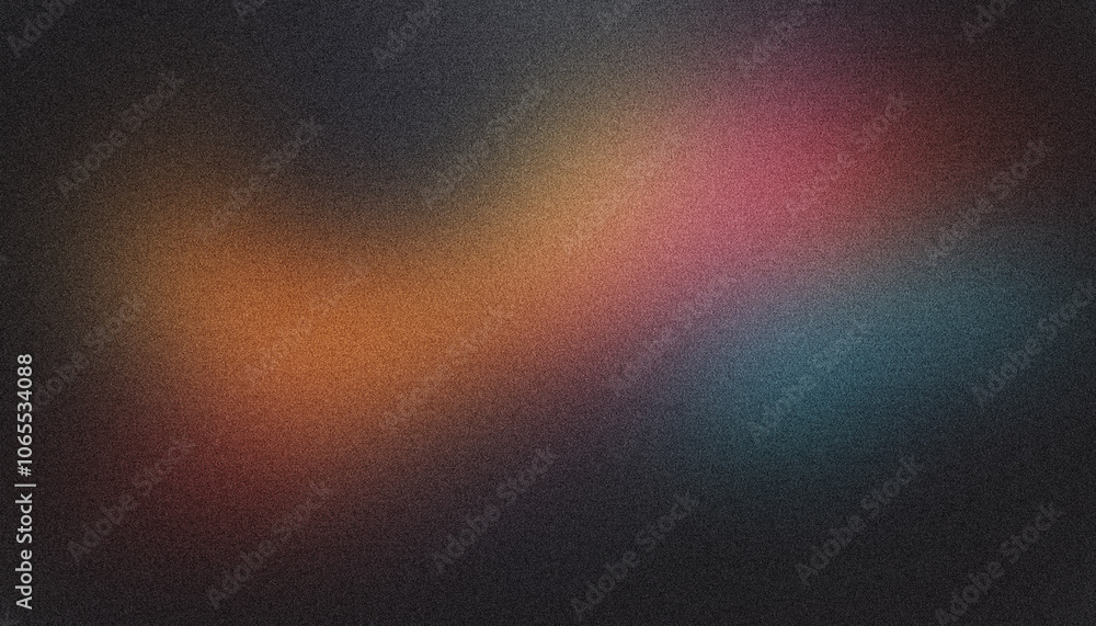 Poster Visually alluring backdrop with abstract grainy texture and vibrant light effects