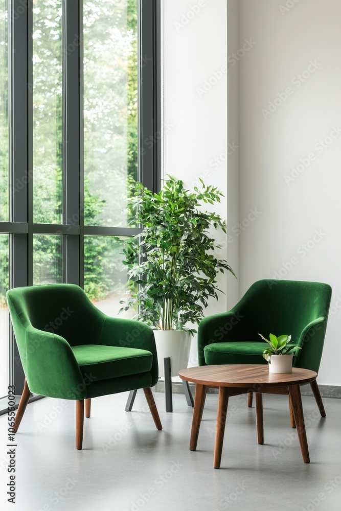 Poster Enhance teamwork and collaboration in the office with inviting lounge spaces