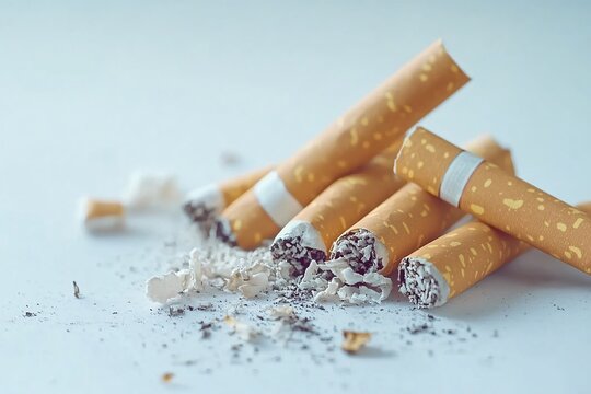 Cigarette Butts: A Stark Reminder of the Harmful Effects of Smoking