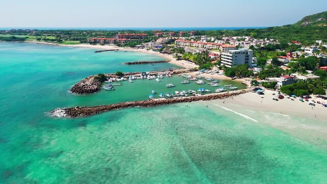 Water Taxi Zone in Punta Mita, Nayarit. Mexico