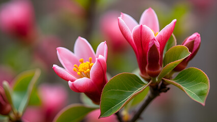  "Stunning Pink Flower Close-Up | Beautiful Nature Photography of Blooming Petals"