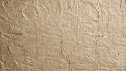 Obraz premium Old paper vintage texture surface background Recycle pale brown paper crumpled texture, Cream color recycled kraft blank and copy space for text