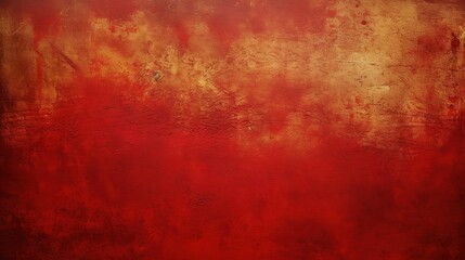 Obraz premium Textured Red Background with Gold Accents