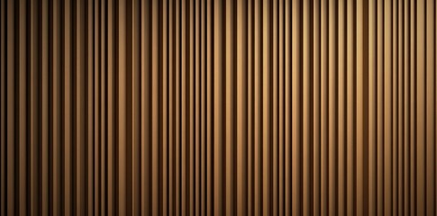 Fototapeta premium Texture of brown cardboard with vertical grooves, packaging. The background has a simple pattern presentation