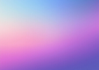 Obraz premium Pastel color gradient background, grainy purple pink blurred banner backdrop header poster noise texture copy space