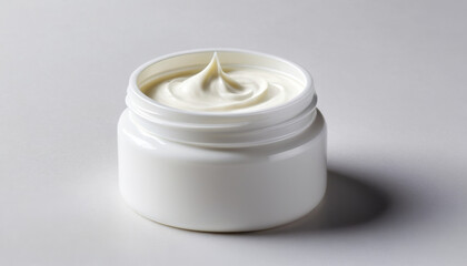 Luxurious Hydrating Face Cream in Minimalist Packaging with Clean Beauty, Self-Care, and Modern Design