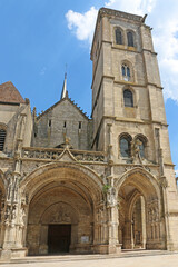 Fototapeta premium Church of Notre-Dame in Auxonne, France