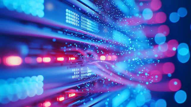 Illuminated Server Racks with Code Transparent Layers and Data Streams