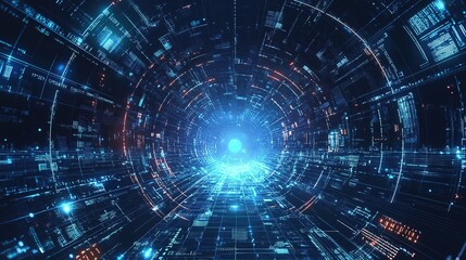 Obraz premium IT team implementing secure data management practices for enterprise-level clients