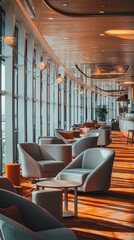 Modern Lounge Space with Natural Light