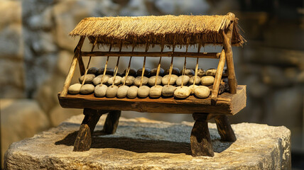 The earliest computers, made by ancient people from stones and sticks, were simple devices used for basic calculations and record-keeping.