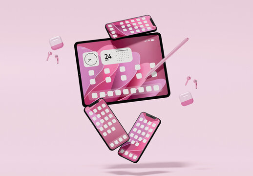 Mobile Devices Mockup