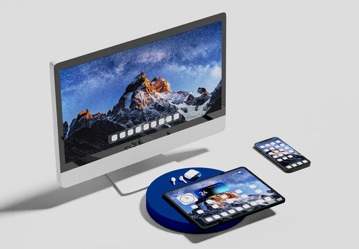 Electronic Devices Mockup