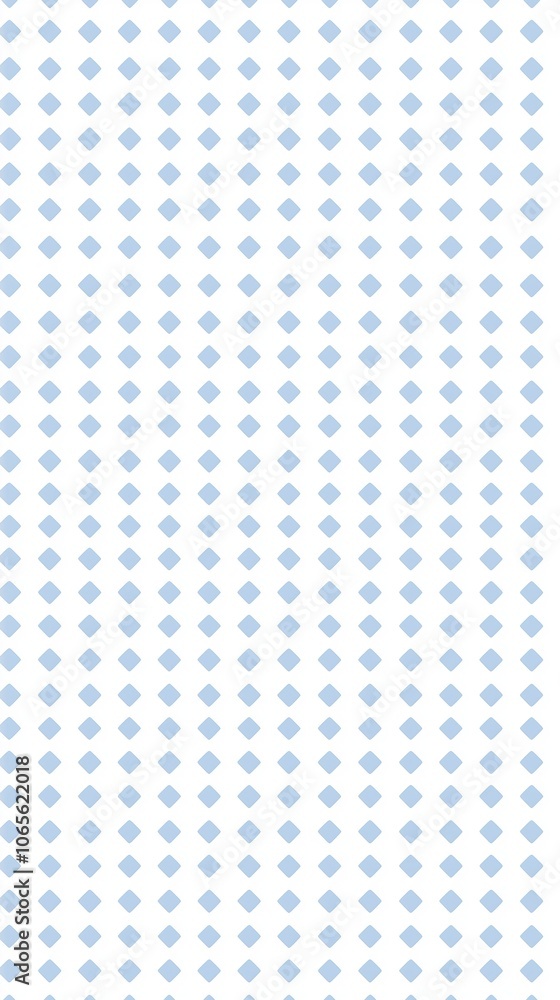 Aufkleber light blue diamond pattern on white background soft serene aesthetic backdrop vertical format