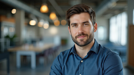 Obraz premium Professional Corporate Portrait or Headshot of Business Executive or Employee for Workplace Branding