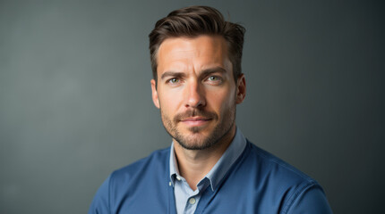 Obraz premium Professional Corporate Portrait or Headshot of Business Executive or Employee for Workplace Branding