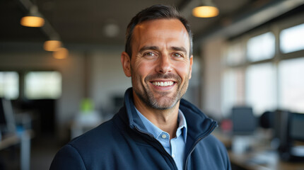 Obraz premium Professional Corporate Portrait or Headshot of Business Executive or Employee for Workplace Branding