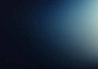 Obraz premium Dark blue black white color gradient background, grainy texture effect, web banner abstract design, copy space