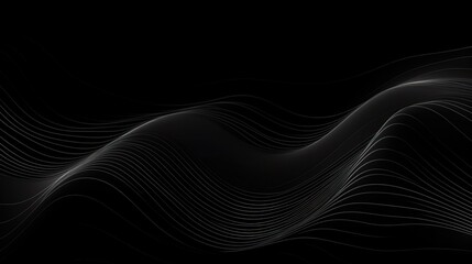 Elegant Black Waves with Subtle Light Dynamics