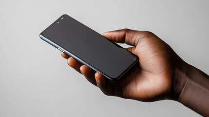 The Handholding a Smartphone