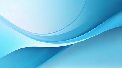 Obraz premium Smooth Blue Waves Abstract Background Design
