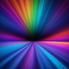 Abstract background in acid colors with perspective