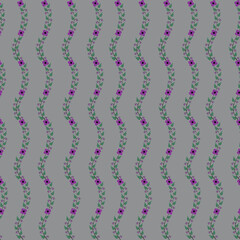  floral vector seamless pattern with roses herbs and leaves big set background with flowers