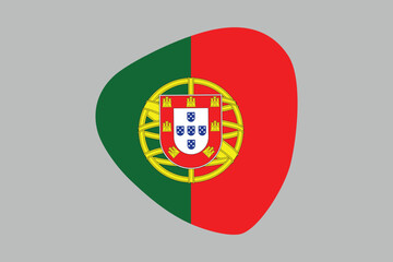 Obraz premium Portugal flag sign, Portugal flag vector graphic, Portugal country flag is a symbol of freedom, National Portugal flag, vector illustration 