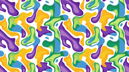 Obraz premium Seamless pattern of abstract shapes in bordo shibori tie dye style perfect for textile design and artistic backgrounds