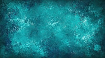 Obraz premium dark green, turquoise, blue tones, smudged, painted with paint on the wall, rough edges, dark corners, dark shadows, deep, high resolution, high detail, high quality, high definition, hyper realistic,