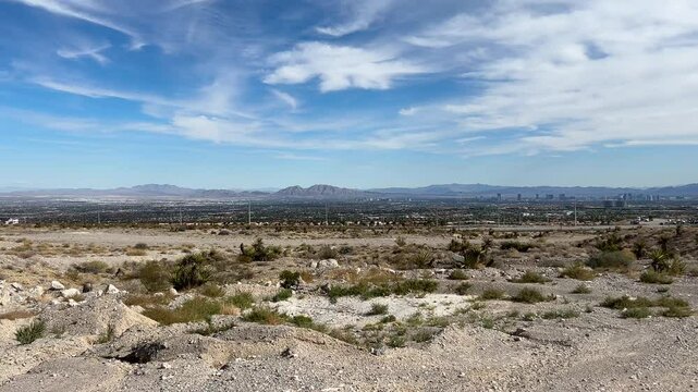 Las Vegas, Nevada, Summerlin North, blue sky, desert, city