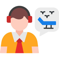 Obraz premium Travel Agent Icon
