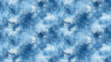 Obraz premium Seamless abstract blue grunge watercolor pattern perfect for textiles and wallpaper design