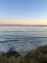 ocean at sunset 