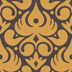 Ornamental decorative pattern element. Seamless texture. Vector illustration. 
