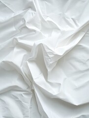 Eco-Friendly White Recycled Kraft Paper Texture,  a sustainable and stylish background for your designs.  This image features the texture of crumpled paper, creating a natural and organic feel.