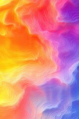 Multicolored Wavy Lines Background
