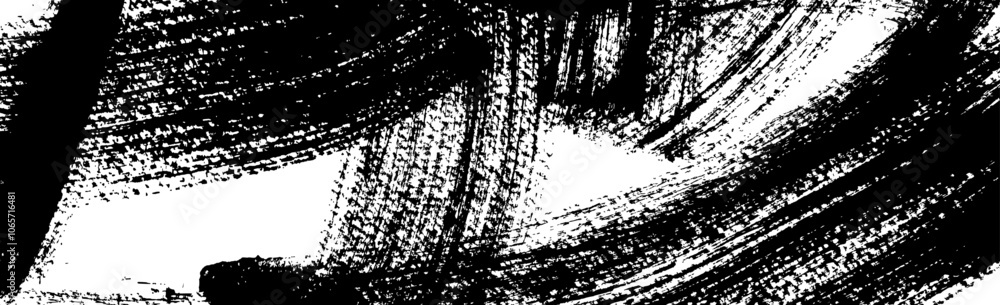 Poster abstract brush strokes with crayon texture on a vintage paper background. grunge pattern with scribb