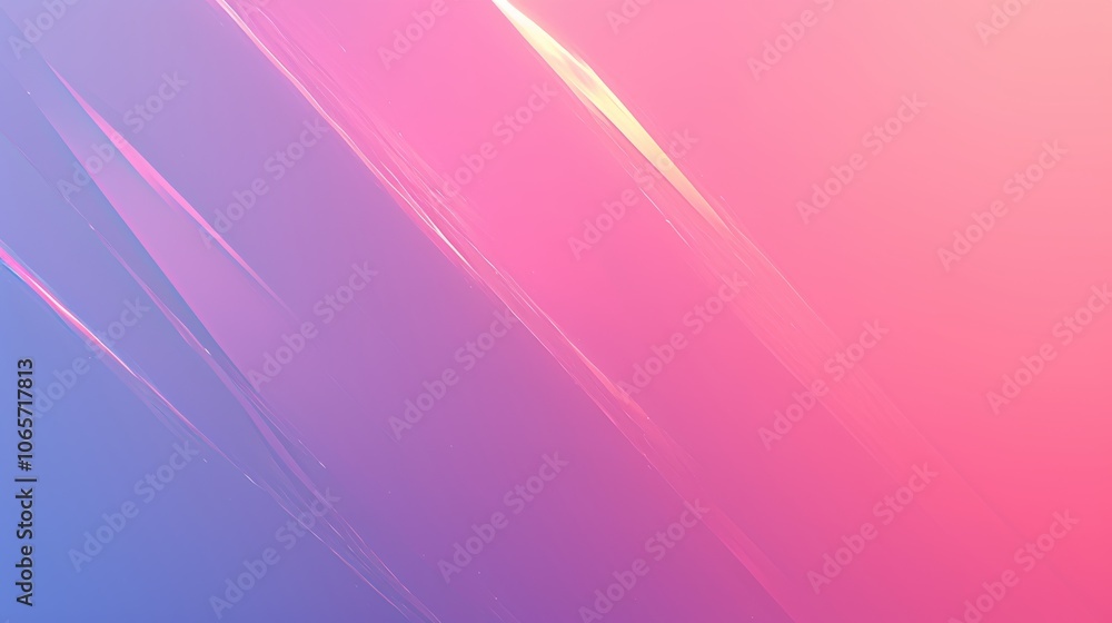Poster a vibrant gradient background featuring soft pink and blue hues, creating a calming and modern abstr