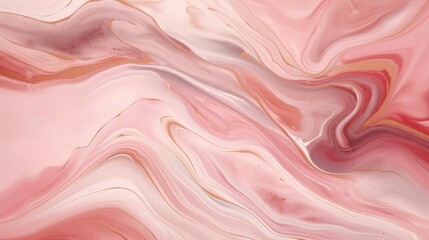 Obraz premium Elegant Pink Abstract Fluid Art Design